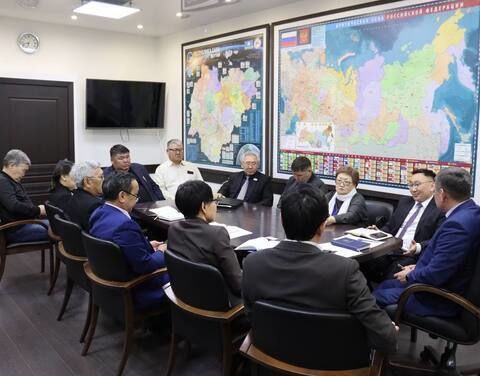 Прошла встреча с делегацией Анабарского района