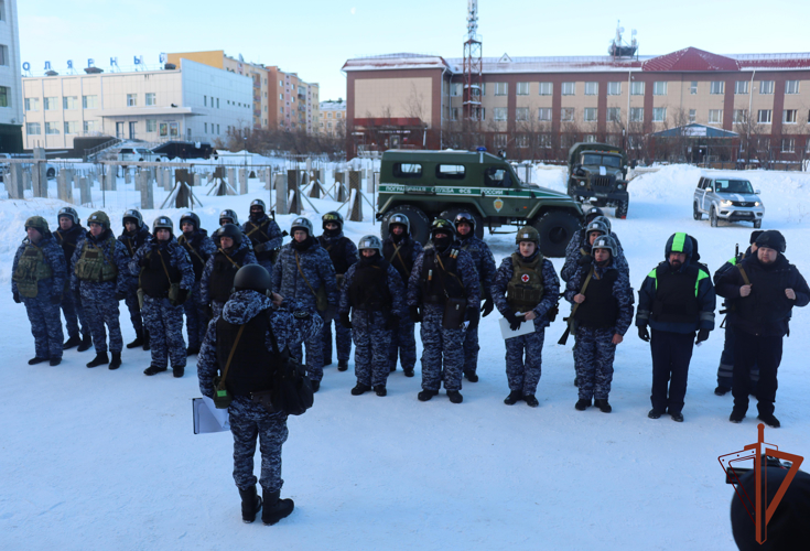 На Чукотке прошло масштабное тактико-специальное учение Росгвардии