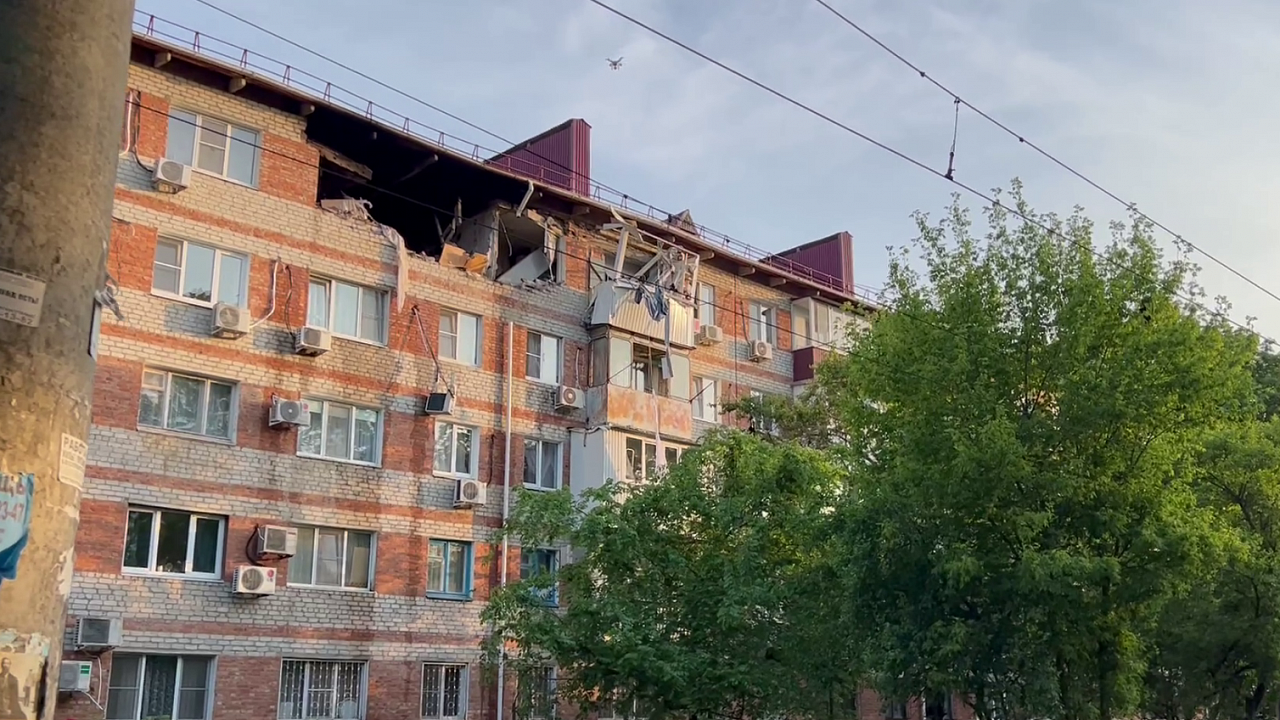 В «Краснодаргоргазе» назвали эпицентр случившегося ЧП в многоэтажке на ул. Клинической Фото: Телеканал «Краснодар»
