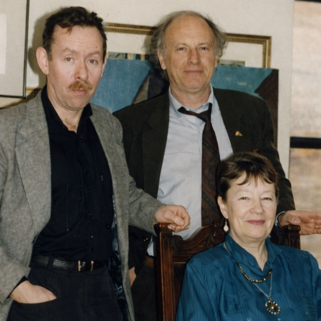 1990 год. Яков Гордин, Иосиф Бродский, Наталия Рахманова