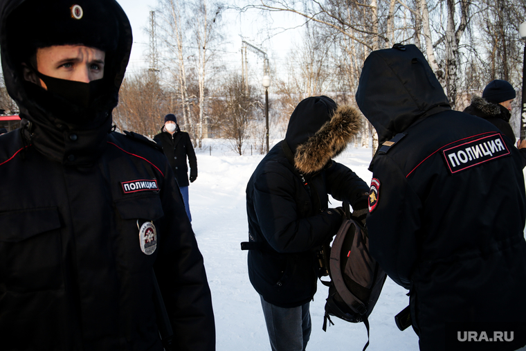 Пикет против введения QR-кодов. Пермь
