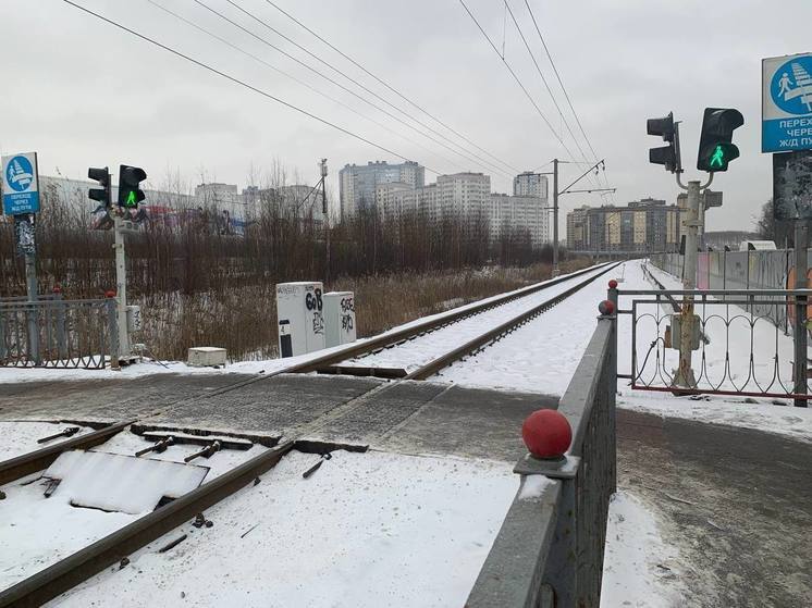 В Петербурге мужчина умер под электропоездом во время перехода ж/д путей