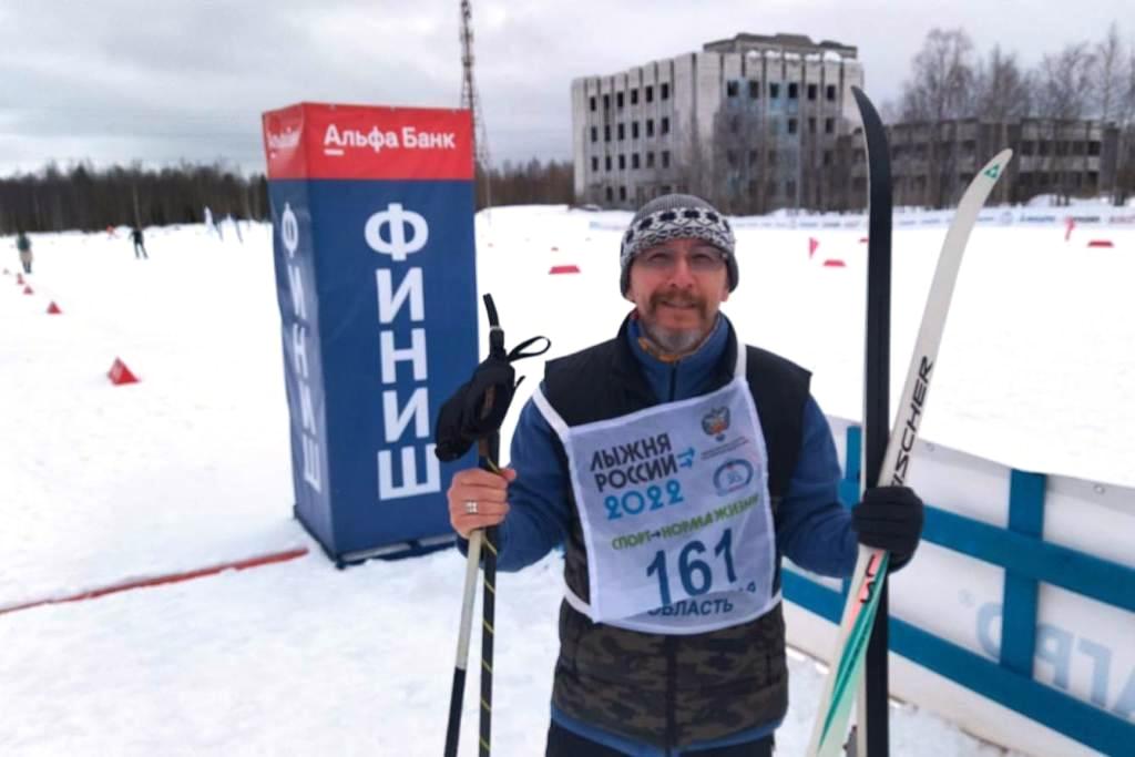 Ветеран УИС пробежал заключительный этап конкурса «Лыжня зовёт»
