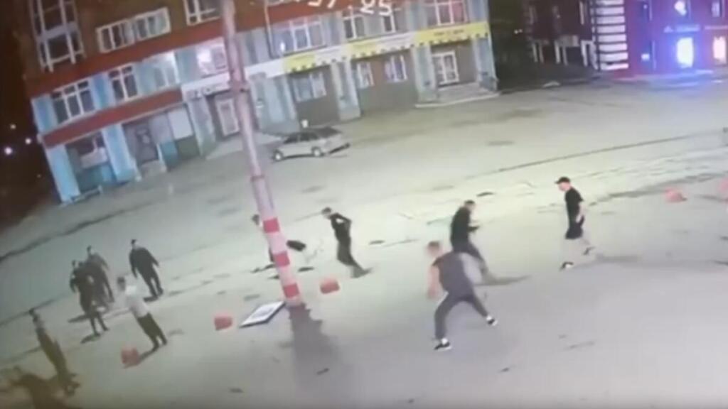 Ссора у бара в Новосибирске 
