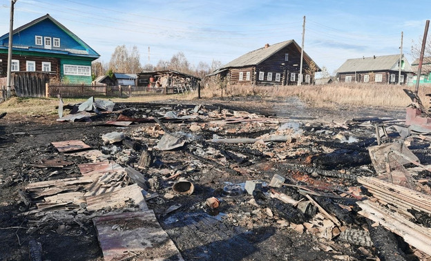 Следком начал проверку по факту смертельного пожара в селе Яхреньга