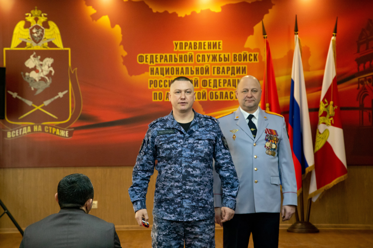 Торжественное мероприятие по случаю празднования Дня защитника Отечества состоялось в Управлении Росгвардии по Амурской области