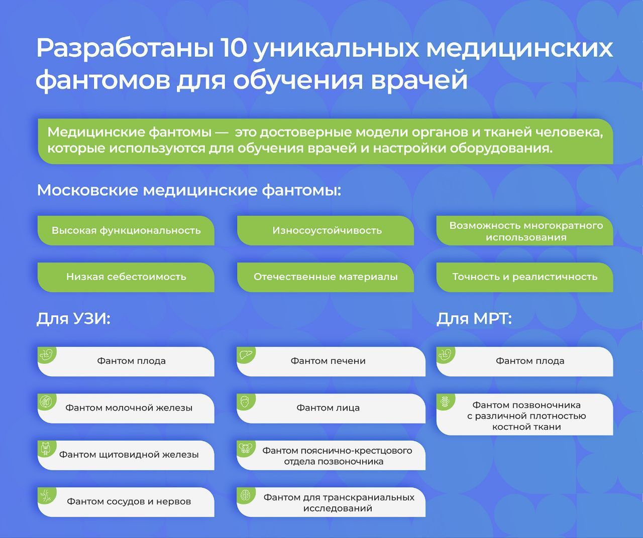 В Москве создали первый в России фантом пояснично-крестцового отдела — Собянин