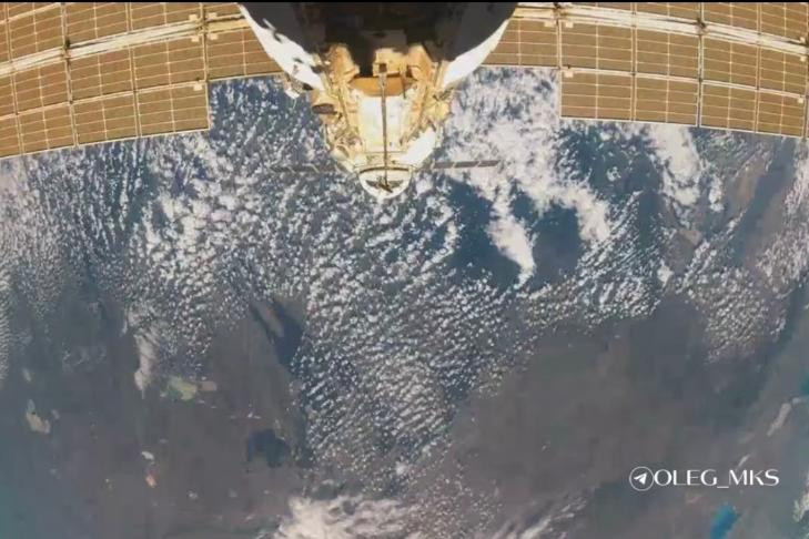 Сибирь с МКС снял на видео космонавт Олег Артемьев