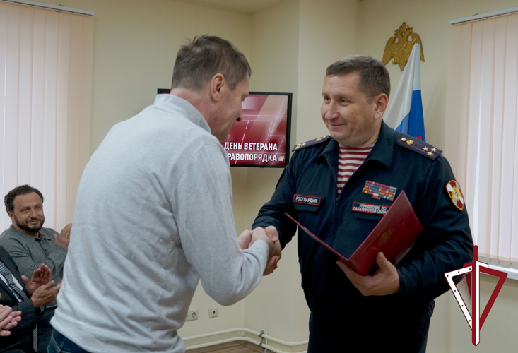 В региональном Управлении Росгвардии прошла встреча с ветеранами ведомства