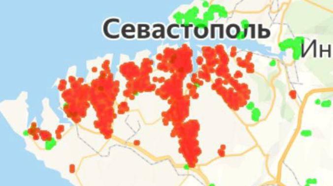 Карта электричества севастополь