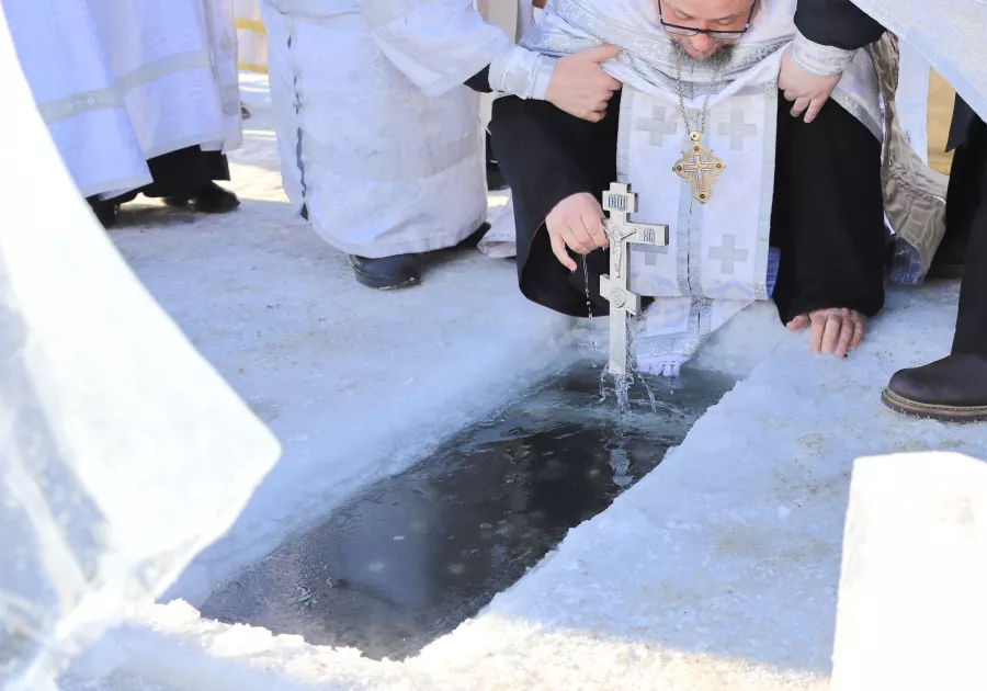 Крестный ход 2024 год. Крещение. 