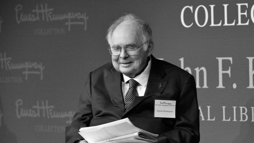 Умер Патрик Хемингуэй, средний сын известного писателя Эрнеста Хемингуэйя