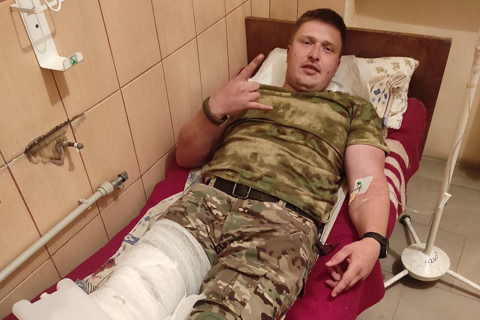 После госпиталя на сво. Раненые ополченцы Донбасса. Русский ополченец.