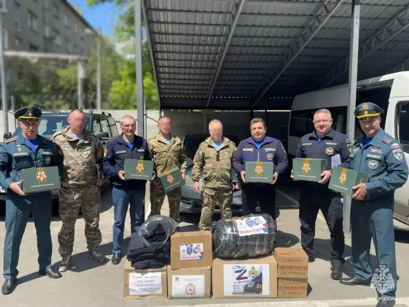Агитбригада ветеранов МЧС России с концертной программой посетила Запорожскую область
