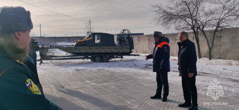 На вооружение ГИМС Забайкалья поступила уникальная аэролодка «Пиранья»