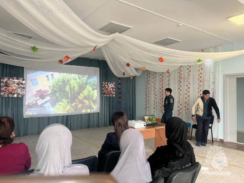 Учебная тренировка в детском саду г. Избербаш