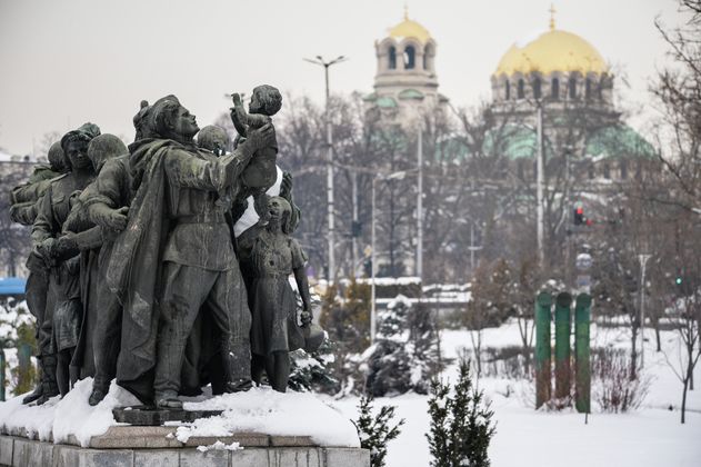 Фрагмент памятника в честь советских Воинов-Освободителей в Софии