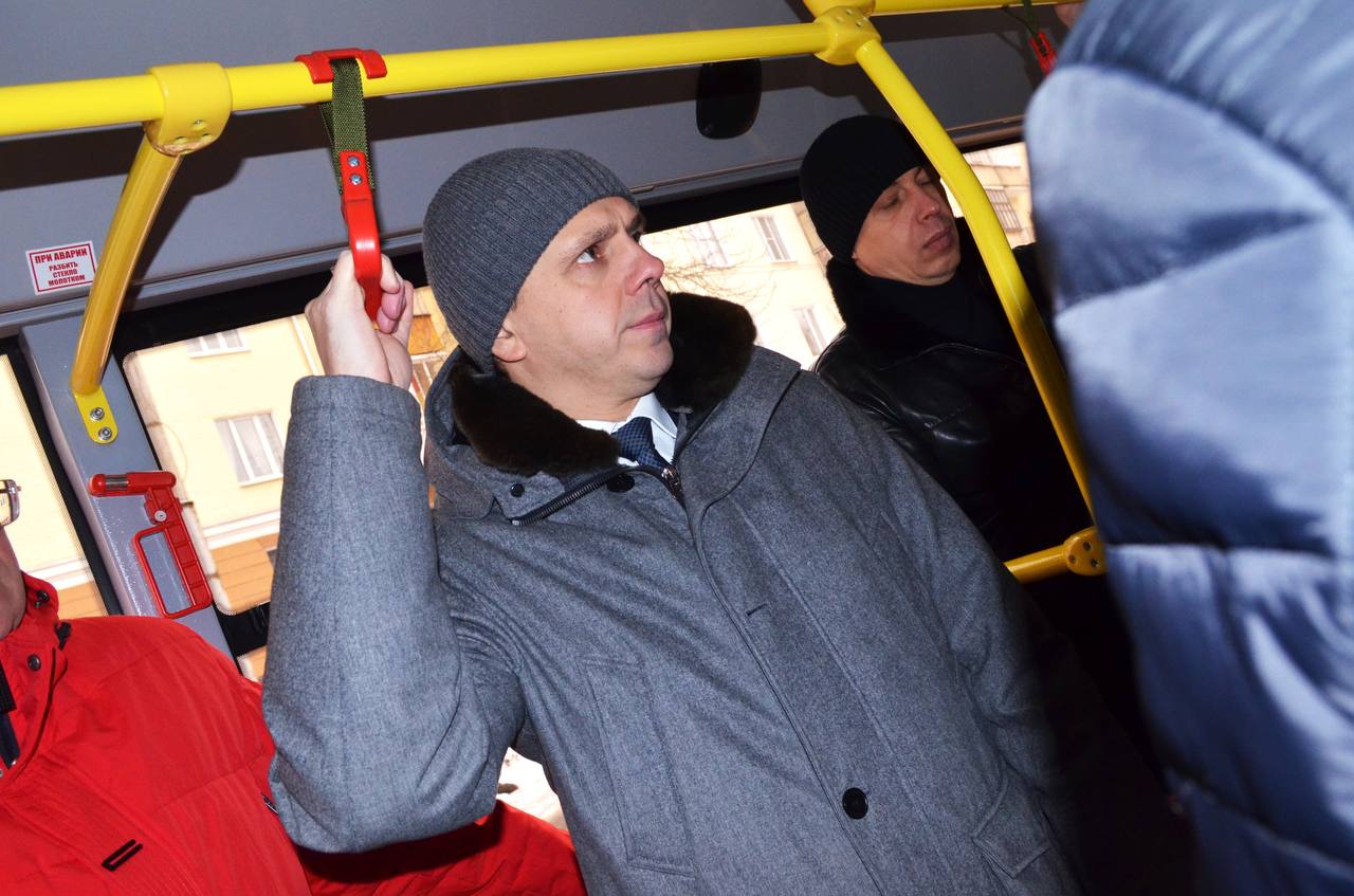 Клычков совершил вояж на одном из новых автобусов ТТП