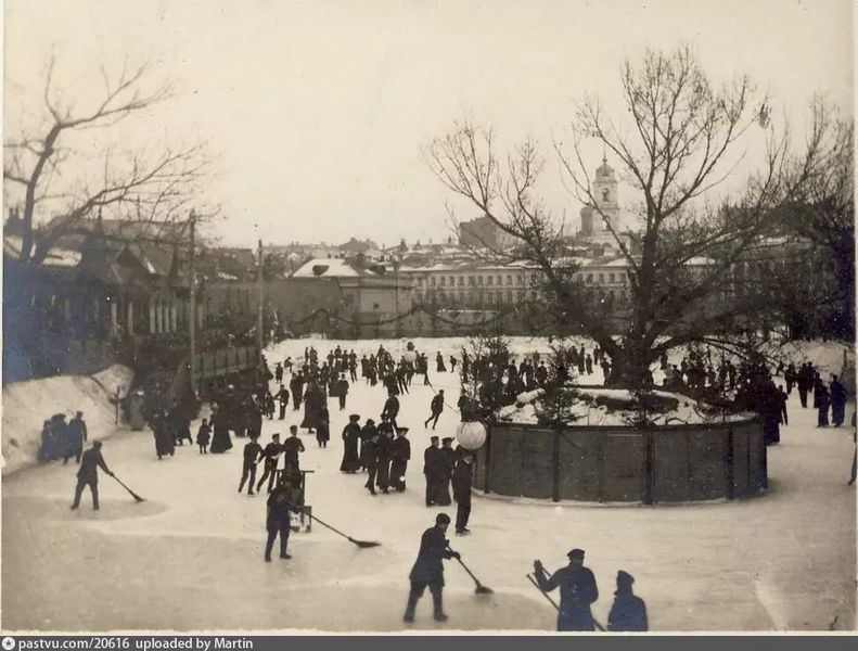 Каток на Петровке в 1901–1903 годах