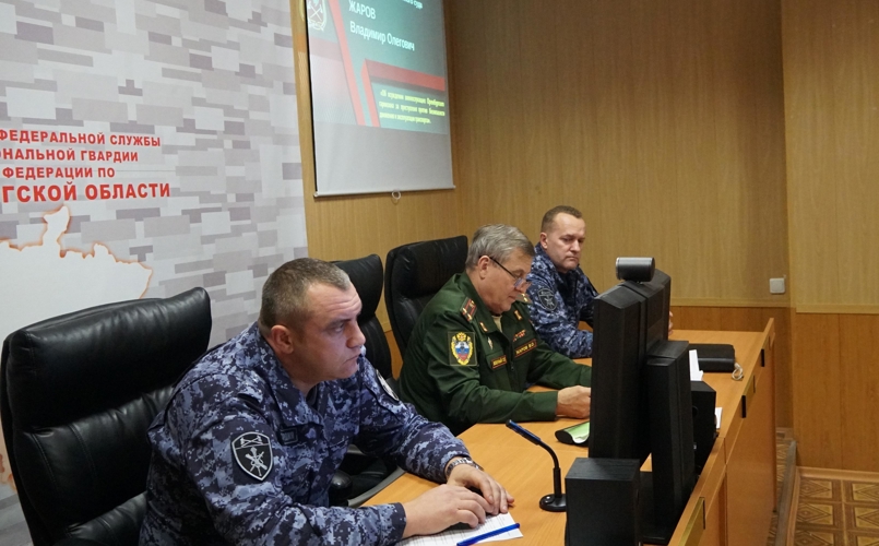 Председатель Оренбургского гарнизонного военного суда провел встречу с сотрудниками и военнослужащими Управления Росгвардии по Оренбургской области