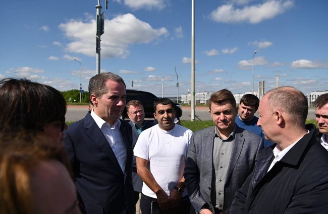 Вячеслав Гладков посетил площадку под строительство будущего Центра единоборств в Белгороде