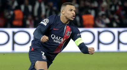 Нападающий «Пари Сен-Жермен» Килиан Мбаппе