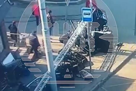 На пенсионерку упало световое оборудование во время съемок фильма в Москве