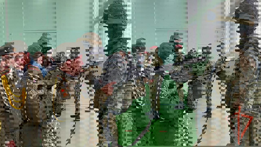 В Новосибирском отряде спецназа Росгвардии «Ермак» прошёл День призывника