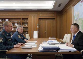 Ирек Файзуллин и Алексей Кострубицкий обсудили вопросы по обеспечению безопасности зданий и сооружений 