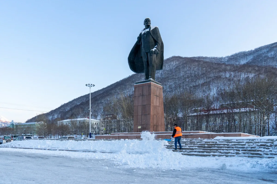 В Петропавловске-Камчатском расскажут о судьбе памятников Ленину. Фото: ИА 