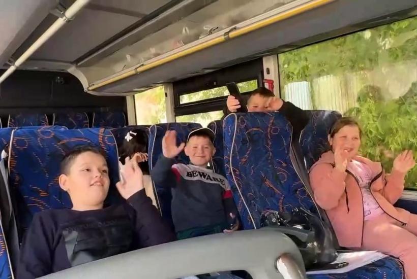 Эвакуация детей из Курской области в Подмосковье
