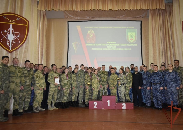 Команда Управления Росгвардии по Тюменской области призёр чемпионата Уральского округа Росгвардии по зимним видам спорта 