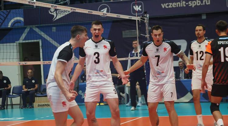 Игроки Белогорья по волейболу