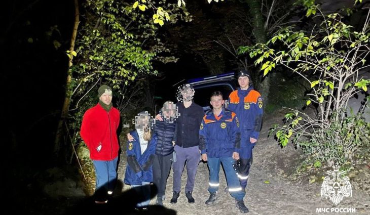 В Бахчисарайском районе Крыма спасли трёх туристов