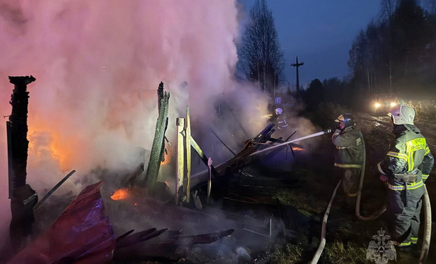 В Кировской области за сутки потушили три пожара