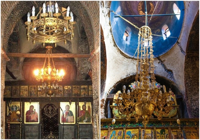 Интерьер в Монастыре Влатадон.