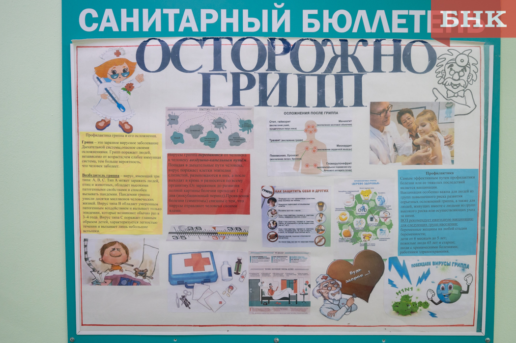 В Коми подъем гриппа и ОРВИ ожидают в ноябре