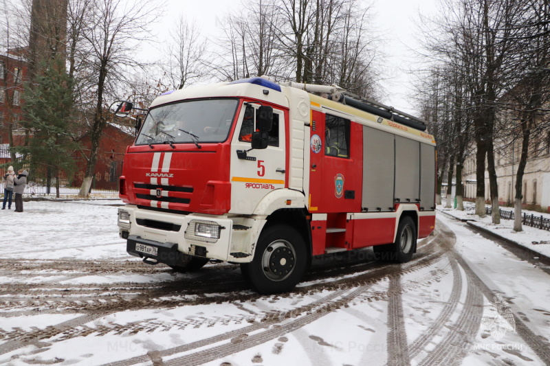 Пожарно-тактические учения на Комбинате технических тканей