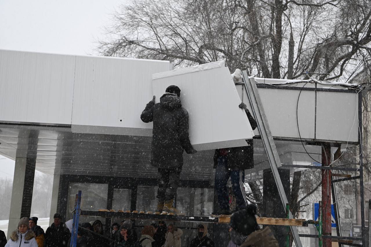 Остановки святых. Остановки в Белгороде фото укрепляют.