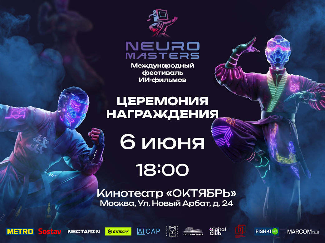Фото международный фестиваль ии-фильмов neuro masters 2025 из новостей Телецентра Останкино