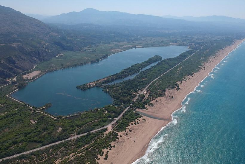 Озеро Кайафа в Трифилии, Пелопоннес