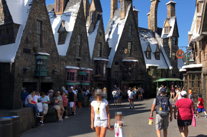 Парк аттракционов «Волшебный мир Гарри Поттера» (Wizarding World of Harry Potter) во Флориде.