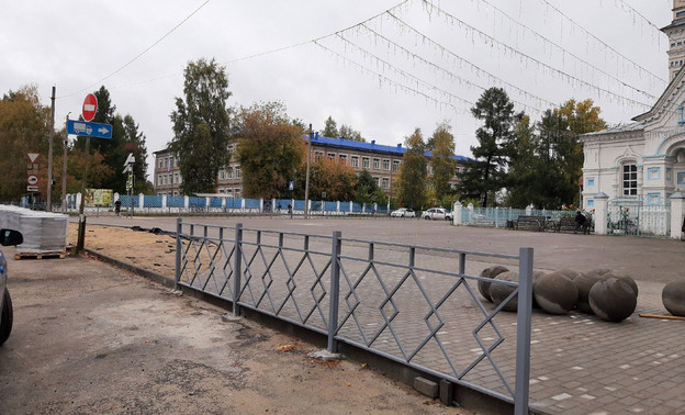 В Кирсе сорвали сроки благоустройства площади