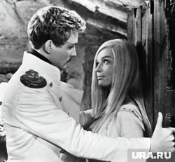 С мужем Владимиром Ивашовым в фильме «Герой нашего времени»