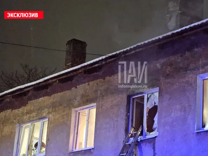 В Великих Луках на пожаре погиб человек (ФОТО)