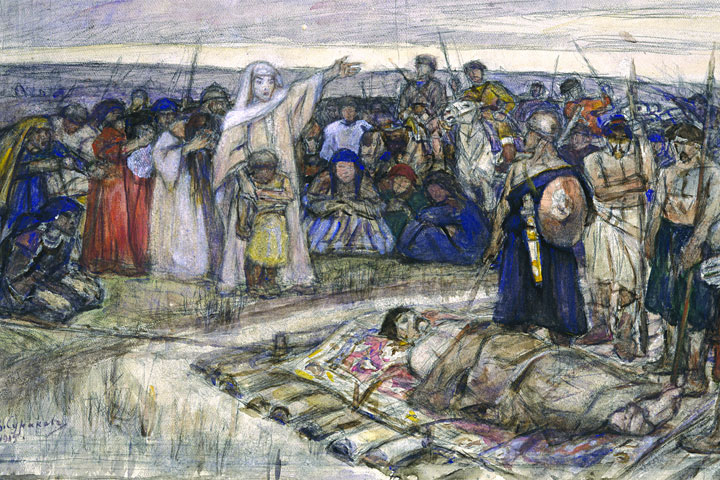 Хакасия нашла отражение в исторических картинах Василия Сурикова 