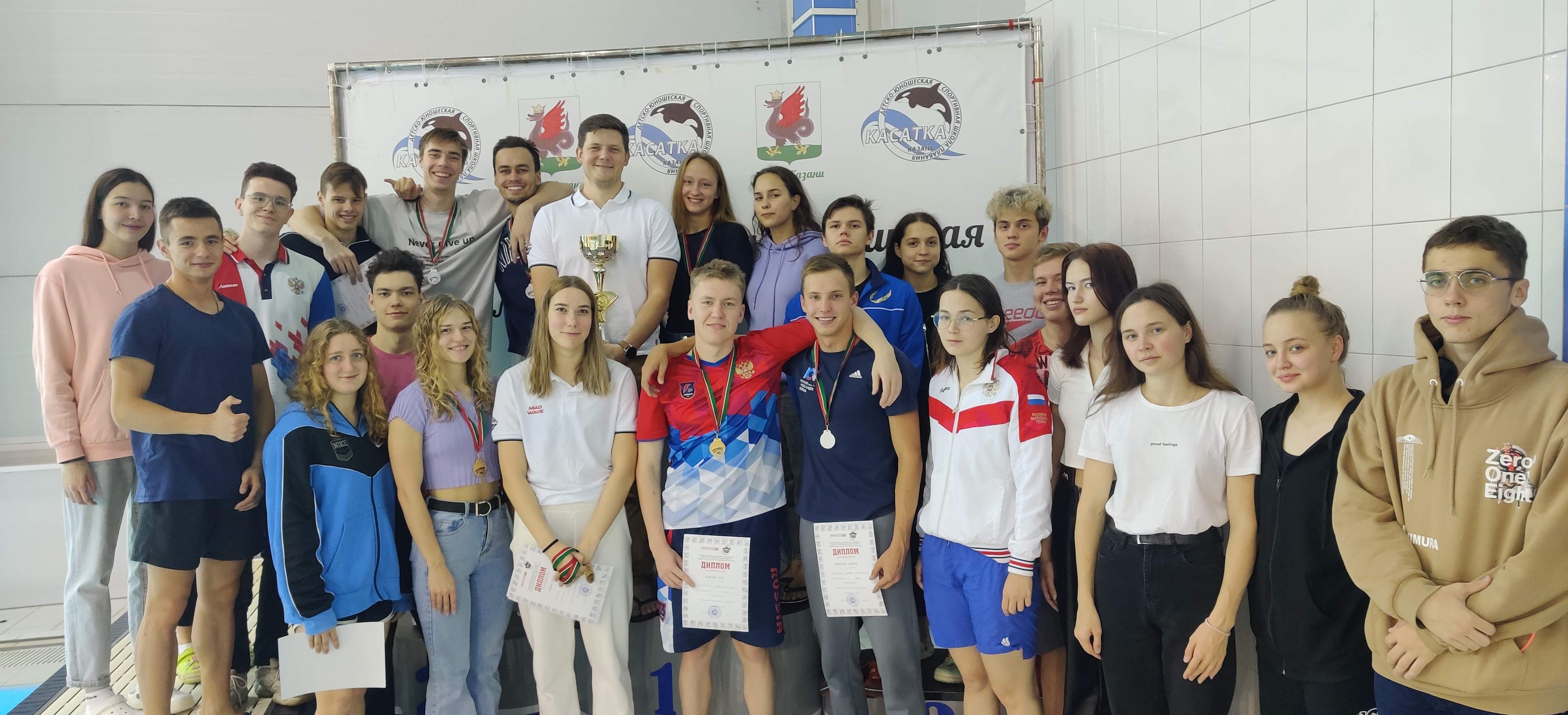 Пловцы университета - чемпионы Республики Татарстан