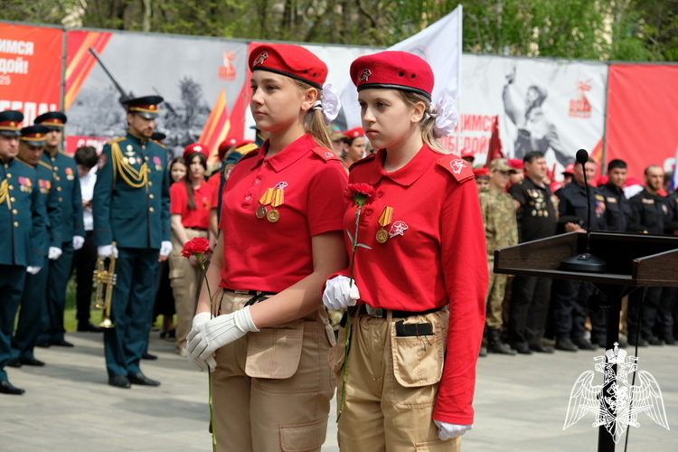 В Дагестане росгвардейцы приняли участие в акции «Вахта памяти»