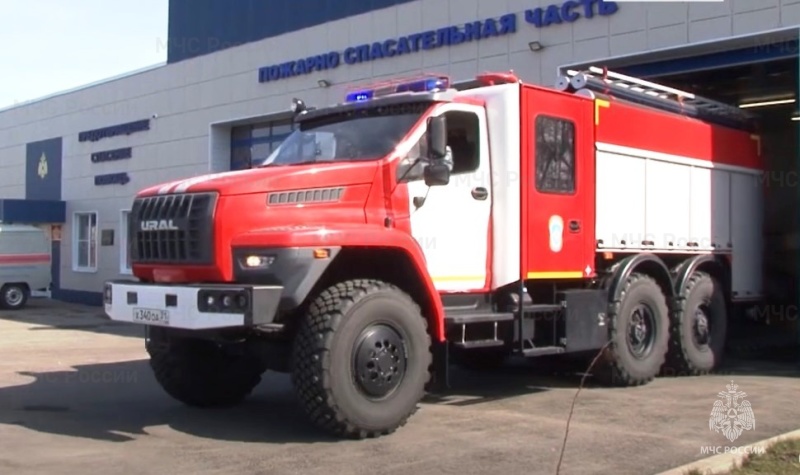 Новый специализированный автомобиль поступил на вооружение пожарно-спасательной части № 27 города Бирюч