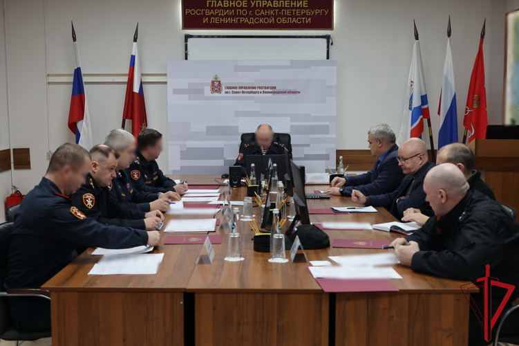 Оперативный штаб Северо-Западного округа войск национальной гвардии РФ обсудил обеспечение безопасности новогодних праздников